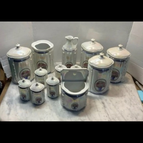 Mepoco authentic canister set!  30’s classic!! - Picture 2 of 3